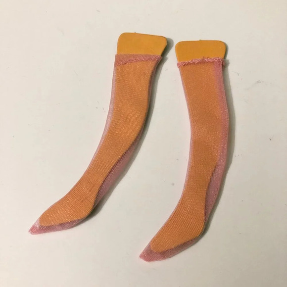Lot of 4 Vintage  Barbie Doll Stockings Pantyhose on Card Flaws - Picture 12 of 16